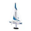 Playsteam Voyager 280 Motor-Power RC Sailboat - 14 in, Blue
