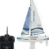 Playsteam Voyager 280 Motor-Power RC Sailboat - 17.5 in, Blue