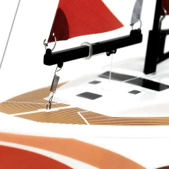 Playsteam Voyager 280 Motor-Power RC Sailboat - 17.5 in, Red