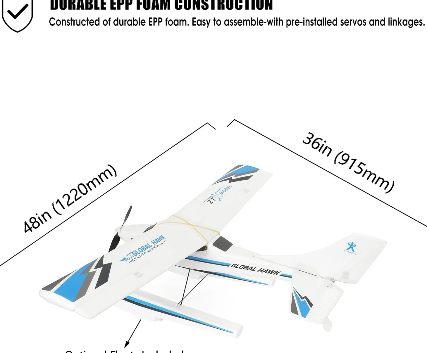 Playsteam XA08802A Global Hawk - Red