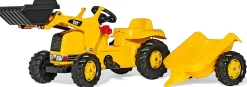 rolly Toys CAT Tractor w/Trailer